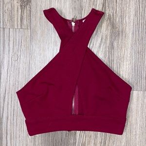 TOBI purple crop top